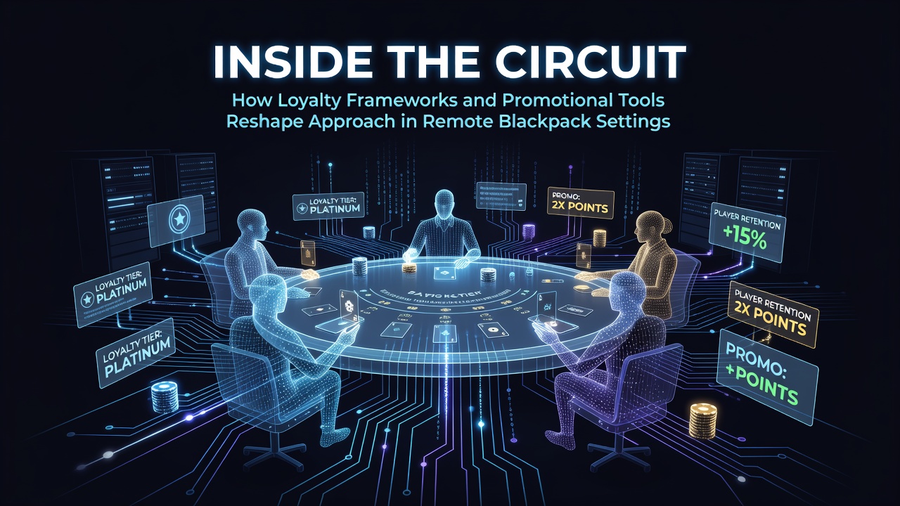 Remote blackjack interface displaying loyalty tier progression and active promotional offers on a mobile screen