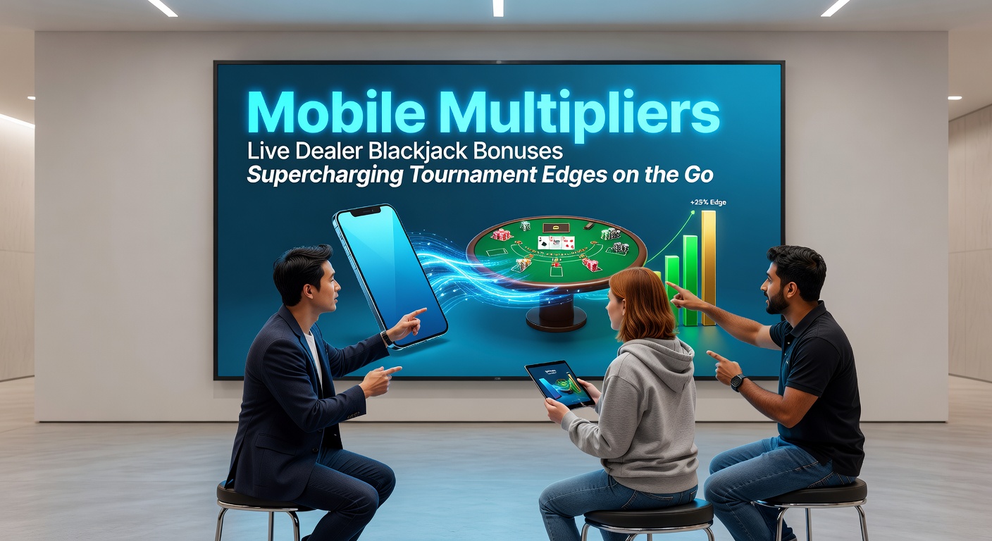 Close-up of a mobile device in hand during a live blackjack tournament, showing multiplier activation with exploding win animations and leaderboard climb