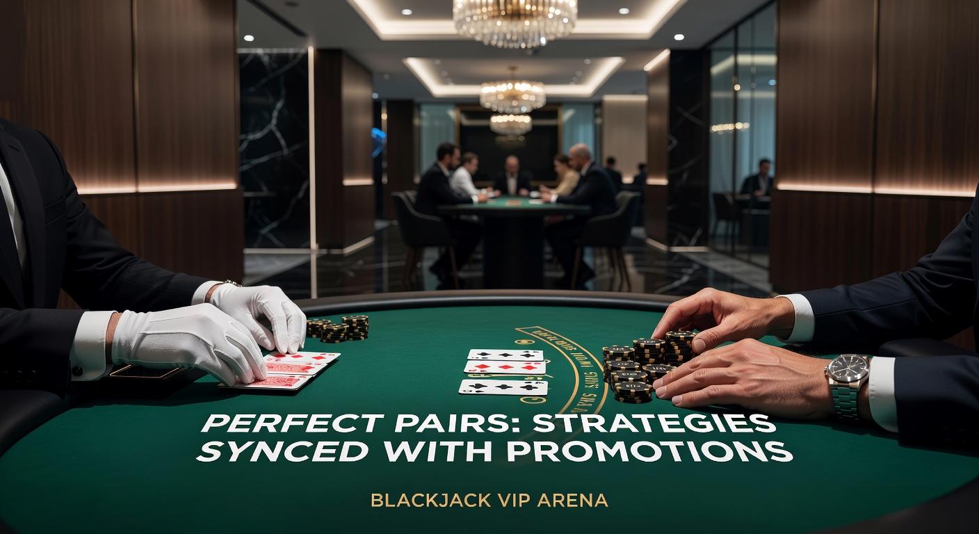 Close-up of a Perfect Pairs payout on a VIP blackjack screen, showing 25:1 win for suited aces alongside stacked chips and dealer cards