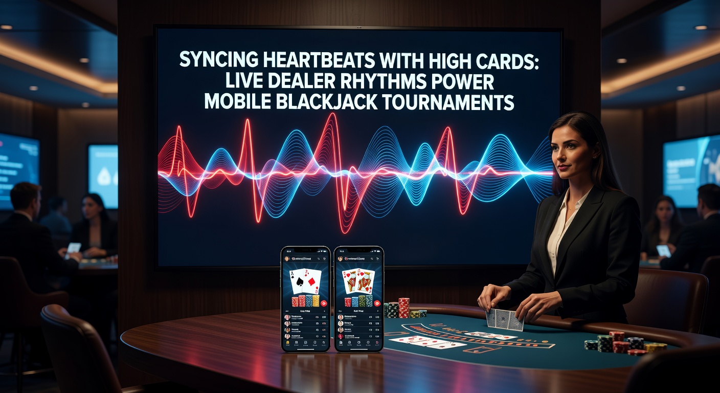 Mobile screen capturing a live dealer blackjack tournament leaderboard, high cards mid-deal with player heart icons pulsing