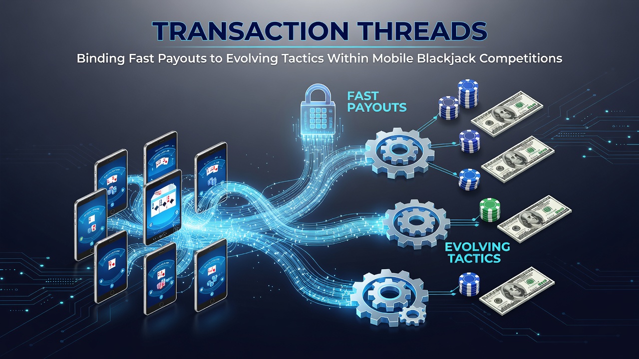 Close-up of mobile screen displaying synchronized payout confirmation and evolving blackjack strategy metrics